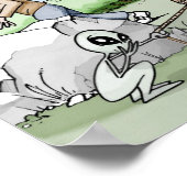 Alien Man Trap Poster (Ecke)