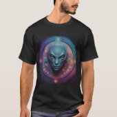 Alien Mandala Design tee (Vorderseite)