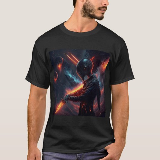 Alien Manipulationsfeuerbeam T-Shirt (Vorderseite)