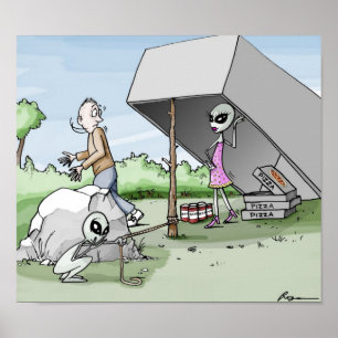 Alien-Mann-Falle Poster