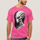 Alien Martian Ufo T-Shirt (Vorderseite)