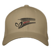 Alien Mascot bestickte Baseballkappe (Vorderseite)