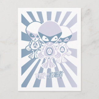 Alien Mascot Postkarte