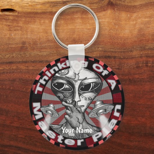 Alien Master Plan Schlüsselanhänger (Vorderseite)