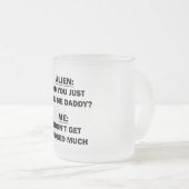 Alien Mattglastasse (VorderseiteRechts)