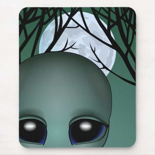 Alien-Mausunterlage-niedliches alien Mousepads (Vorne)