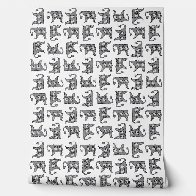 Alien Mauszeiger Bildmotiv nahtlos Tapete (Abrollen)