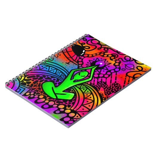 Alien Meditation Notizblock (Linke Seite)