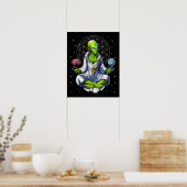 Alien Meditation Poster (Küche)