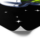 Alien Meditation Poster (Ecke)