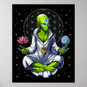 Alien Meditation Poster (Vorne)