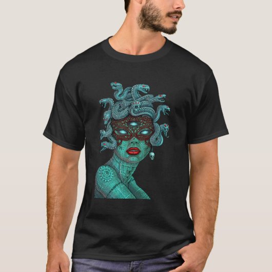 Alien Medusa Emek T-Shirt (Vorderseite)