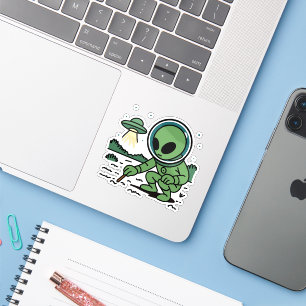 Alien Melancholy Aufkleber