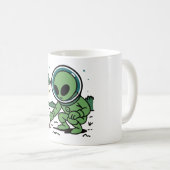 Alien Melancholy Kaffeetasse (VorderseiteRechts)