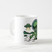 Alien Melancholy Kaffeetasse (Vorderseite Links)