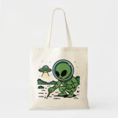 Alien Melancholy Tragetasche (Vorne)