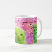 Alien Meme grüne Katze Tasse (VorderseiteRechts)
