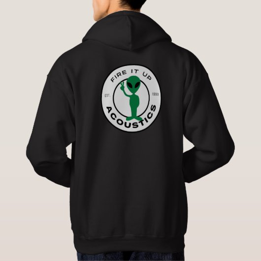 ALIEN Mens Hoodie (Anpassen der Farbe) (Rückseite)