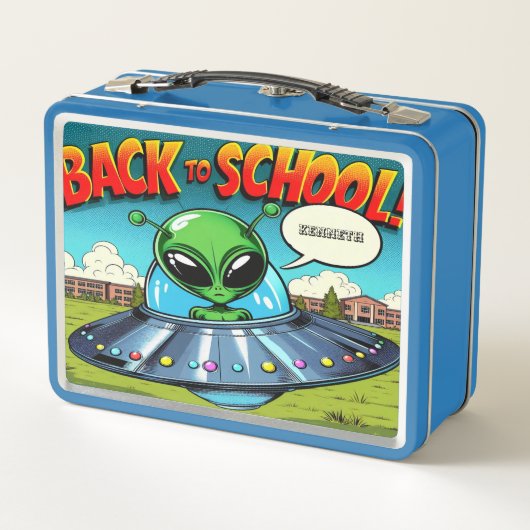 Alien Metall Brotdose (Rückseite)