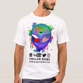 Alien Milan Rows T-Shirt (Vorderseite)