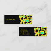 Alien Mini Visitenkarte (Vorne/Hinten)