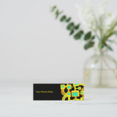 Alien Mini Visitenkarte (Stehend Vorderseite)