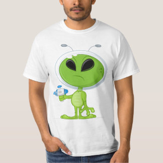 Alien mit Bläser T-Shirt