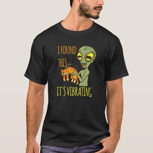 Alien mit Cat Vibration Purr fand ich diese Vibrat T-Shirt (Vorderseite)