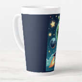 ALIEN MIT ROCKET MILCHTASSE (Linke Ecke)