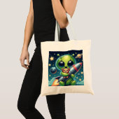 ALIEN MIT ROCKET TRAGETASCHE (Vorderseite (Produkt))