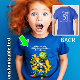 Alien-Modus-Pickleball im Shirt