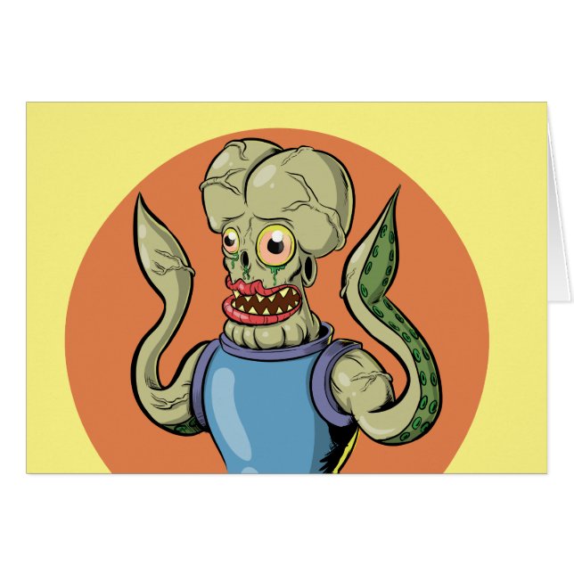 Alien-Monster (Vorderseite (Horizontal))