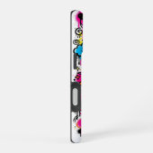 Alien Monster Graffiti Pattern iPhone 16 case Hülle (Rechte Seite)