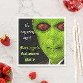Alien Monster Halloween-Party Napkin Serviette (Beispiel)