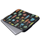 Alien Monster: Niedlich Nahtlos Vintag Laptopschutzhülle (Vorne Knopf)