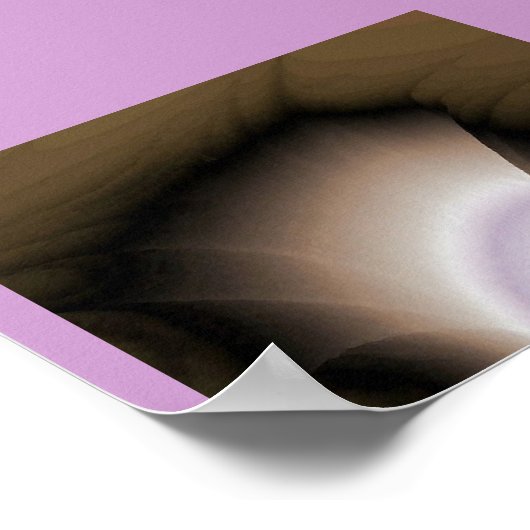 Alien Mountain Cave Poster (Ecke)