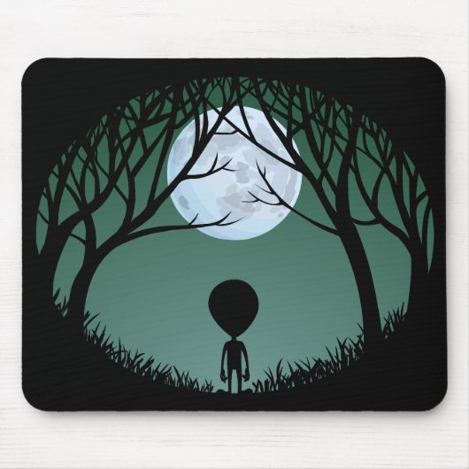 Alien Mouse Pad Niedliche Alien Mousepads individu (Vorne)