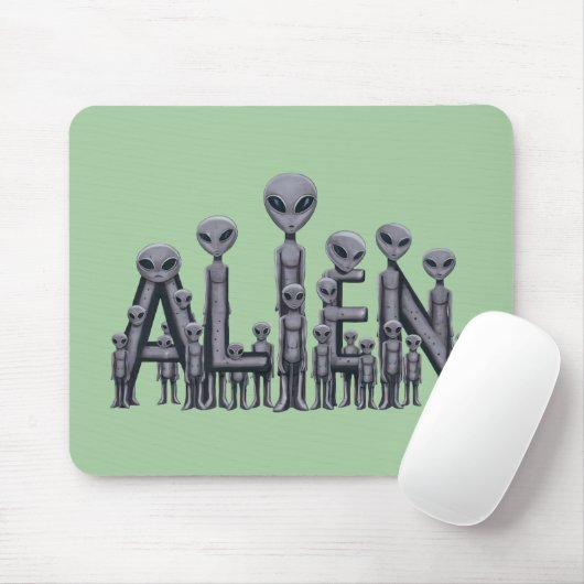 Alien Mousepad (Mit Mouse)