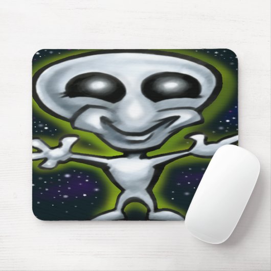 Alien Mousepad (Mit Mouse)