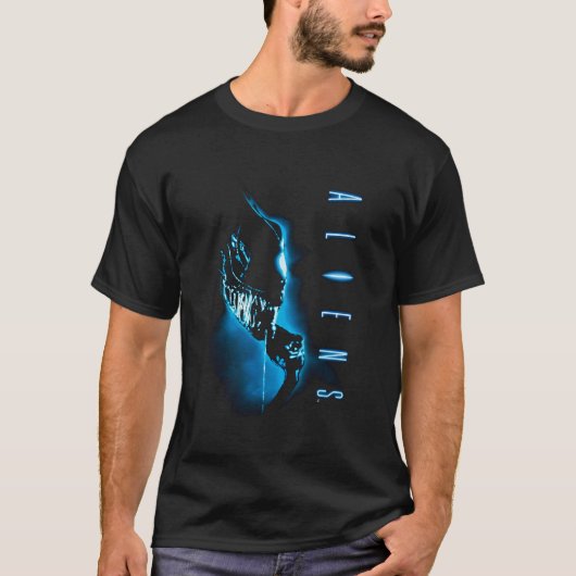Alien Movie Classic Blue T-Shirt (Vorderseite)