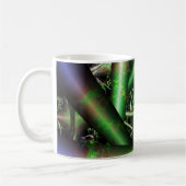 Alien | Multicolor Fraktal Art Kaffeetasse (Links)