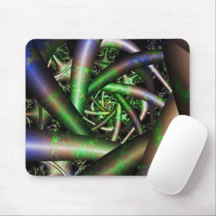 Alien Multicolor Fraktal Art Mousepad