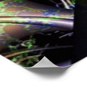 Alien | Multicolor Fraktal Art Poster (Ecke)