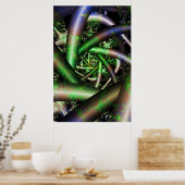 Alien | Multicolor Fraktal Art Poster (Küche)