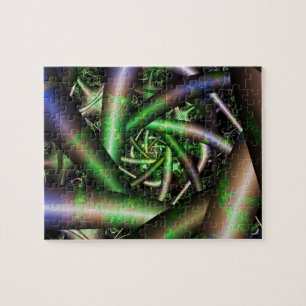 Alien   Multicolor Fraktal Art Puzzle