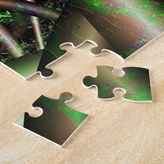 Alien | Multicolor Fraktal Art Puzzle (Seite)