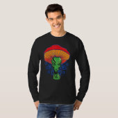 Alien Mushroom Head for Hat with Mandala T-Shirt (Vorne ganz)