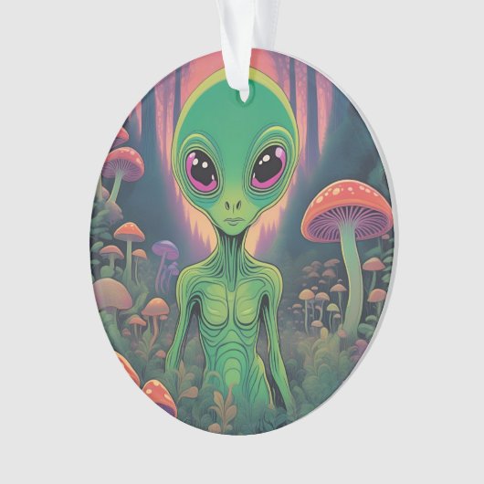 Alien Mushroom Ornament (Vorderseite)