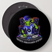 Alien Music DJ Button (Vorne & Hinten)