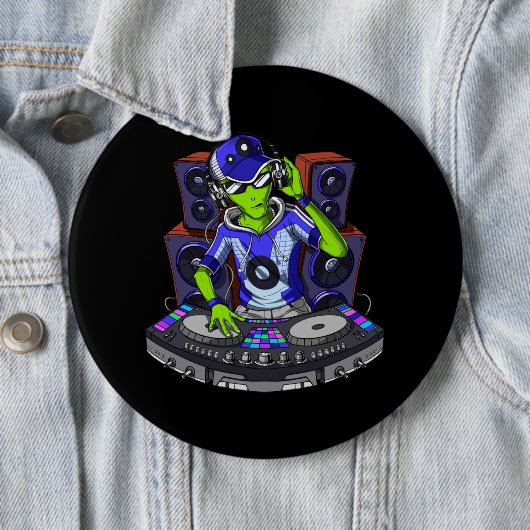 Alien Music DJ Button (Beispiel)